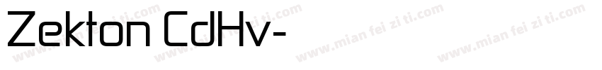Zekton CdHv字体转换